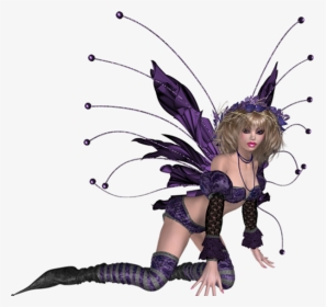 Transparent Fairy Purple - Purple Fairy Transparent Clipart, HD Png Download, Transparent PNG