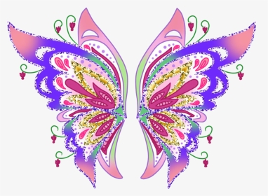 #fairy #fairywings #colorful #colorfulwings #angelwings - Bloomix Wings Wings Winx, HD Png Download, Transparent PNG
