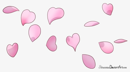 Cherry Blossom Petals Drawing, HD Png Download, Transparent PNG