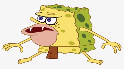 Spongebob Caveman Meme Png, Transparent Png, Transparent PNG
