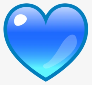 #heart #blue #emoji #blueemoji #heartemoji #blueheartemoji - Heart, HD Png Download, Transparent PNG