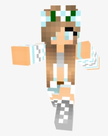 Minecraft Girl Skins Yellow, HD Png Download, Transparent PNG