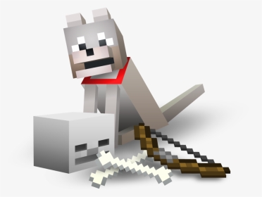 Minecraft Transparent Cute - Minecraft Wolf Render Png, Png Download, Transparent PNG