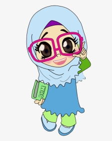 Teacher In Hijab Cartoon, HD Png Download, Transparent PNG