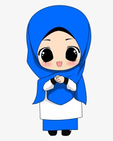 Hijab Cartoon Png, Transparent Png, Transparent PNG