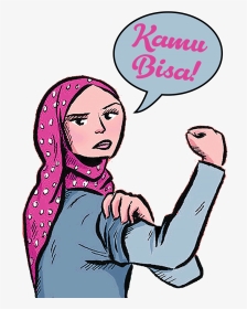 We Can Do It Muslim Woman, HD Png Download, Transparent PNG