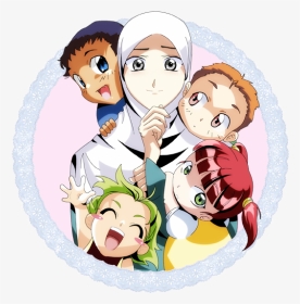 Muslim Anime My Lovelies - Paradise Under Your Mums Feet, HD Png Download, Transparent PNG