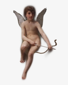 #cupid #angel #art #williambouguereau #aesthetic - Fairy, HD Png Download, Transparent PNG