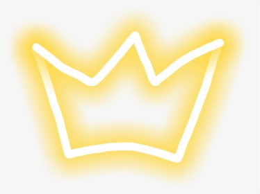#neon #crown #yellow - Emblem, HD Png Download, Transparent PNG