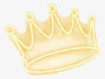 #crown #yellow #yellowaesthetic #neon #neonyellow #queen - Flame, HD Png Download, Transparent PNG