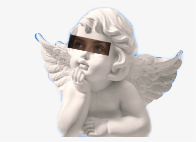 #angel #aesthetic #aestheticgrunge #grunge #angels - Baby Angel Statue Png, Transparent Png, Transparent PNG