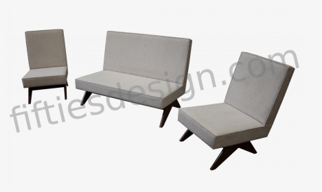 Pierre Jeanneret Sofa Set - Chair, HD Png Download, Transparent PNG