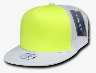 Flat Peak Neon Trucker - Baseball Cap, HD Png Download, Transparent PNG