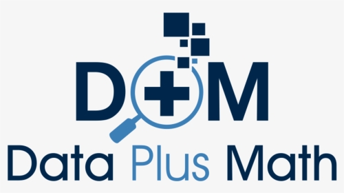 Data Plus Math Logo Stacked Light Bkgnd Cropped - Data Plus Math Logo, HD Png Download, Transparent PNG