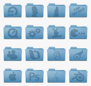 Secret Clipart Folder - Leopard Folder Icons, HD Png Download, Transparent PNG