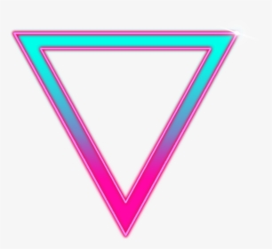 #freetoedit #magenta #turquoise #neon #triangle - Triangle, HD Png Download, Transparent PNG