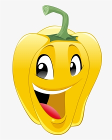 Funny Smile Png - Funny Fruits And Vegetables Clipart, Transparent Png, Transparent PNG