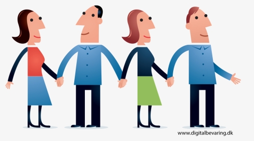 Transparent People Holding Hands Clipart - Fixity Checking, HD Png Download, Transparent PNG