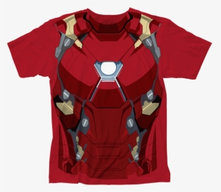 Iron Man Civil War Suit T-shirt - Captain America T Shirt Suit, HD Png Download, Transparent PNG