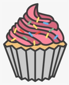 Cupcake Pink Frosting, HD Png Download, Transparent PNG