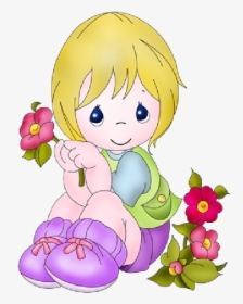 Funny Baby Girl Cute Baby Image Clip Art - Cute Girl Clipart, HD Png Download, Transparent PNG