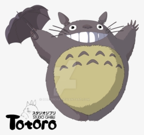 Smile Clipart Totoro - My Neighbor Totoro Smile, HD Png Download, Transparent PNG
