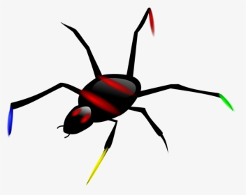 Transparent Spider Web Clip Art - Spider Clipart, HD Png Download, Transparent PNG