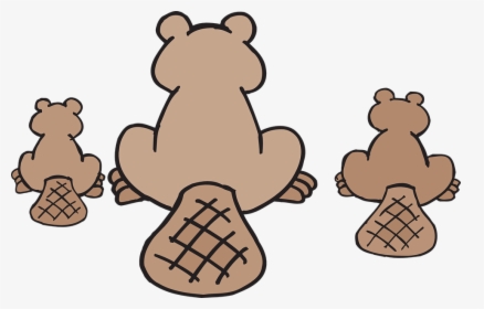 Happy Family Clipart 24, Buy Clip Art - Beaver Family Clip Art, HD Png Download, Transparent PNG