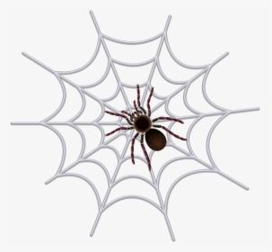 Cobwebs Transparent Halloween - Spider Web Black And White, HD Png Download, Transparent PNG
