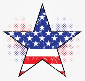 Usa Flag Map Outline T-shirt - Art, HD Png Download, Transparent PNG