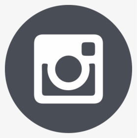 Gray Circle Instragram Icon - Instagram Blue Icon Png, Transparent Png, Transparent PNG