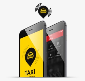Taxi Cab Tracker - Smartphone, HD Png Download, Transparent PNG