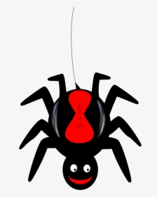 Spider Clipart Images 8 Spider Clip Art Vector Image - Cute Red Back Spider, HD Png Download, Transparent PNG