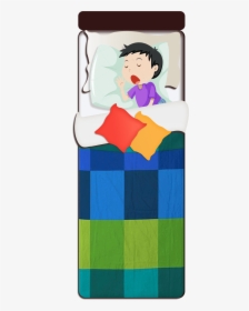 Small Single Size Bed - Cartoon, HD Png Download, Transparent PNG