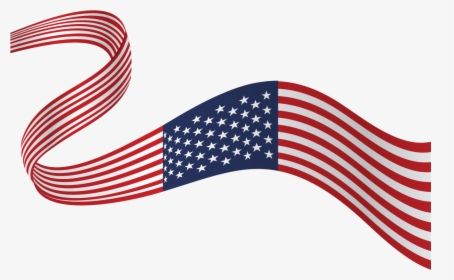 Usa Flag Ribbon Png, Transparent Png, Transparent PNG