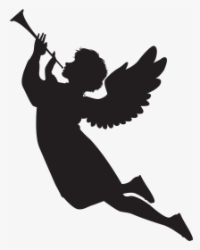 Transparent Angel Cliparts Free Download Best Transparent - Angels Silhouette Png, Png Download, Transparent PNG