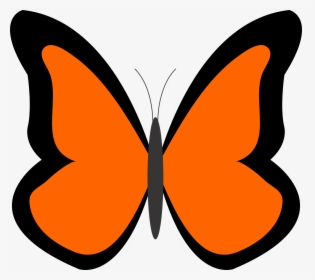 Butterfly Clipart Simple - Blue Butterfly Clipart, HD Png Download, Transparent PNG