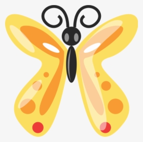 Free Graphics Of Butterflies - Clipart Cute Butterfly Cartoon, HD Png Download, Transparent PNG
