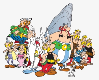 Astérix, Obélix Et Le Village Gaulois - Asterix Obelix Getafix, HD Png Download, Transparent PNG