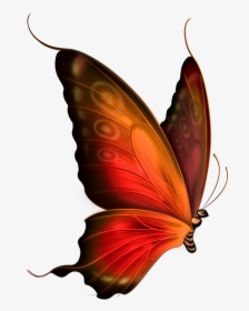 Red Butterfly Png - Transparent Background Butterfly Gif, Png Download, Transparent PNG