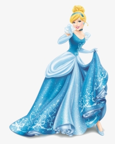 Belle Aurora Cinderella Rapunzel Tiana Princess Clipart - Disney Princess Cinderella, HD Png Download, Transparent PNG