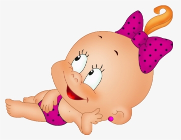 Clip Art Baby Girl - Cartoon Cute Funny Baby, HD Png Download, Transparent PNG