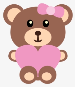 Baby Clipart Bears - Baby Teddy Bear Cartoon, HD Png Download , Transparent  Png Image - PNGitem