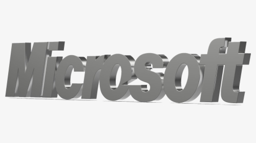 Microsoft Logo Png Background - Monochrome, Transparent Png, Transparent PNG