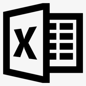 Microsoft Excel Microsoft Office 2013 Icon - Microsoft Word Logo Black, HD Png Download, Transparent PNG