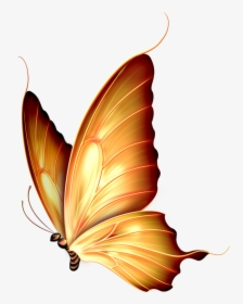 Stroke Drawing Butterfly - Pink Butterfly Png Transparent, Png Download, Transparent PNG