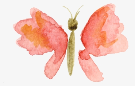 Watercolor Butterfly Painting Png, Transparent Png, Transparent PNG