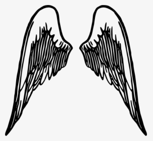 Angel Wings Tattoo Svg Clip Arts - Cartoon Angel Wings Transparent  Background, HD Png Download , Transparent Png Image - PNGitem