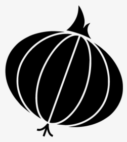 Black White Onion Icon Png, Transparent Png, Transparent PNG