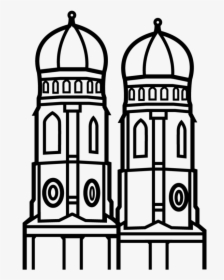Munich Onion Towers - Munich Icon Png, Transparent Png, Transparent PNG